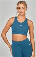 Women's SikSilk Sports Essentials Crop Top in Turquoise