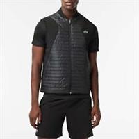 Men's Jacket Lacoste Reversible Quilted Sports Sleeveless Vest in Multicolour - S Regular