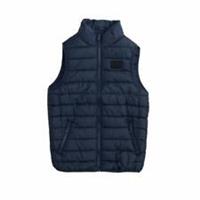 Boy's Jacket Jack and Jones Junior Wing Body Warmer Gilet in Blue - 9-10 Regular