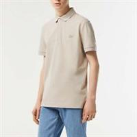 Men's T-Shirt Lacoste Regular Fit Paris Stretch Piqu Polo Shirt in Grey - 3XL Regular