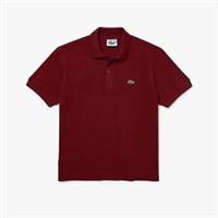 Men's Lacoste Classic Fit Heavy Cotton Piqu L.12.21 Polo Shirt in Red - L Regular