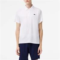 Men's T-Shirt Lacoste Tennis x Novak Djokovic Ultra Dry Polo Shirt in White - 2XL Regular