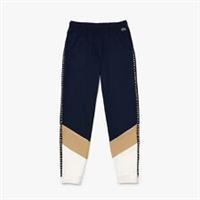 Men's Trousers Lacoste Signature Stripe Colourblock Jogger Sweatpants in Blue - XL Regular