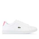 Women's Lacoste Carnaby Evo Lace up Casual Trainers in White