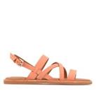 Women's Clarks Karsea Sun Light Leather Upper Sandals in Pink