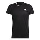 Men's adidas Tennis U.S. Series Slim Fit Short Sleeve T-Shirt in Black - M Regular