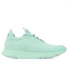 Women's Fit Flop Vitamin FF Knit Sports Lace up Trainers in Green