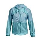 Women's Under Armour UA Storm Impasse Full Zip Hooded Trail Jacket in Blue - 4-6 Regular
