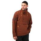 Men's Berghaus Single Point Half Zip Pullover Smock Jacket in Brown - S Regular