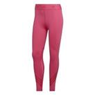 Women's adidas Techfit 3-Stripes 7/8 Tight Fit High Rise Leggings in Pink - 12-14 Regular