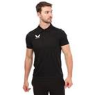 Men's Castore Short Sleeve Lightweight Breathable Polo Shirt in Black - XS Regular