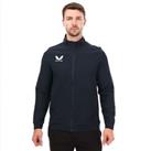 Men's Castore Full Zip Regular Fit Track Jacket in Blue - XS Regular