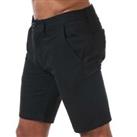Men's Weekend Offender Dillenger Cotton Twill Chino Shorts in Black - 2XL Regular