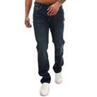 Men's Jeans Trousers Original Penguin Slim Fit Stretch Denim in Blue - 38R Regular