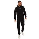 Men's Tracksuit Weekend Offender Eclipse Hoodie and Jogger in Black - 2XL Regular