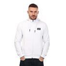 Men's Hoodie Emporio Armani EA7 Small Logo Zipped Hooded Jacket in White - S Regular