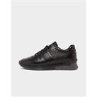 Men's Trainers Unlike Humans Low Embossed Leather Lace up Casual in Black