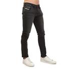 Men's Jeans Diesel D-Yennox Button Fly Tapered Fit in Black - 30L Regular