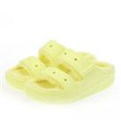 Women's Sandals Crocs Adults Classic Cozzzy Slip on in Yellow