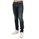 Men's Jeans Diesel Sleenker Zip Fly Skinny Fit in Blue - 38L Regular