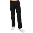 Men's Jeans Diesel Larkee Button Fly Straight Regular Fit in Black - 34R Regular