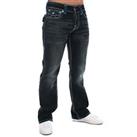 Men's True Religion Billy Flap Super T Jeans in Blue - 32R Regular