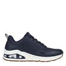 Men's Trainers Skechers Mesh Overlay Lace Up in Blue