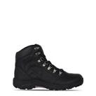 Women's Boots Gelert Leather Upper Lace up Walking Shoes in Black