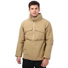 Men's Coat Berghaus Helmor Utility Full Zip Fold away Hood Jacket in Cream - M Regular