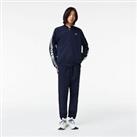 Men's Tracksuit Lacoste Logo Stripe Tennis Sweatsuit in Blue - M Regular