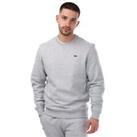 Men's Sweatshirt Lacoste Cotton Blend Fleece Pullover in Grey - 4XL Regular