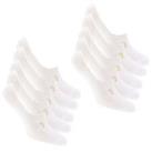 Men's Socks Farah Stamko 5 Pack Invisible in White - One Size Regular