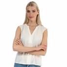 Women's Vero Moda Nads Sleeveless Loose Fit Lace Trim Top in White - 8 Regular