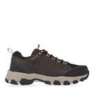 Men's Skechers Selmen Helson Lace up Cushioned Trail Shoes in Brown