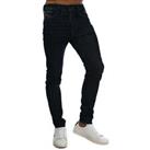 Men's Diesel D-Amny-Y Zip Fly Skinny Jeans in Blue - 30R Regular