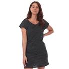 Women's Vero Moda Luna Round Neck Short Sleeve Stripe Dress in Black - 12 Regular