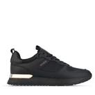 Men's Deakins Lace up Casual Running Trainers in Black