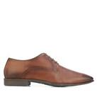 Men's Lambretta Ben Lace up Leather Upper Derby Shoes in Brown