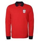 Men's Luke 1977 Bobbys Dream Long Sleeve Polo Shirt in Red - L Regular
