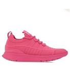 Women's Fit Flop Vitamin FF Knit Sports Lace up Trainers in Pink