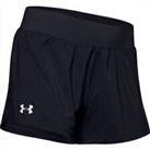 Women's Under Armour UA Launch SW Go All Day Shorts in Black - 12-14 Regular