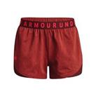 Women's Under Armour UA Play Up 3.0 Twist Activewear Shorts in Red - 4-6 Regular