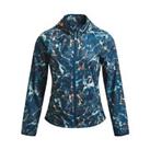 Women's Under Armour UA Storm OutRun The Cold Full Zip Hooded Jacket in Blue - 12-14 Regular