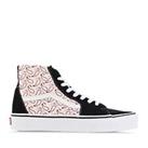 Men's Vans UA SK8-Hi Canvas Upper Lace up Trainers in Pink and Black