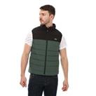 Men's Gilet Lacoste Padded Water-Resistant Full Zip Vest in Black - S Regular