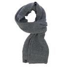 Accessories Scarf Ted Baker Platet Knitted Cotton Blend in Grey