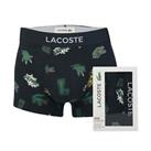 Men's Underwear Lacoste Holiday Organic Cotton Boxer Trunks in Multicolour - S Regular