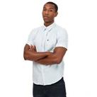 Men's Lacoste Regular Fit Oxford Cotton Shirt in Blue - S Regular
