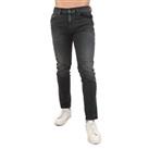 Men's Jeans Diesel D-Strukt Zip Fly Slim Fit in Black - 36L Regular