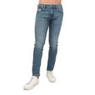 Men's Jeans Diesel D-Strukt Zip Fly Slim Fit in Blue - 33L Regular